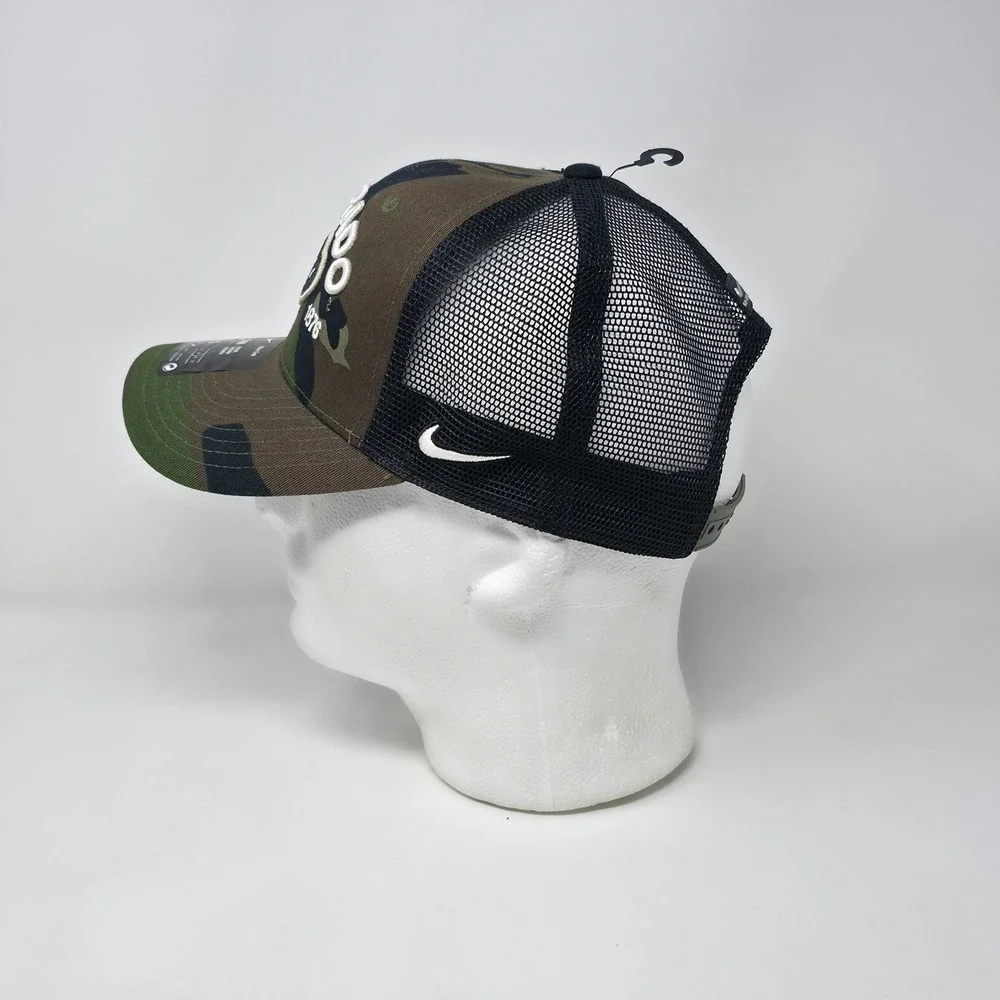 Nike Rise Cap Colorado Buffaloes Trucker Hat S/M Woodland Camo Mesh Snapback Hat